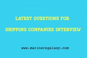 shipping companies interview