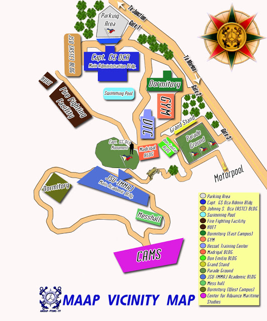 MAAP Campus Map, MAAP Entrance Exam